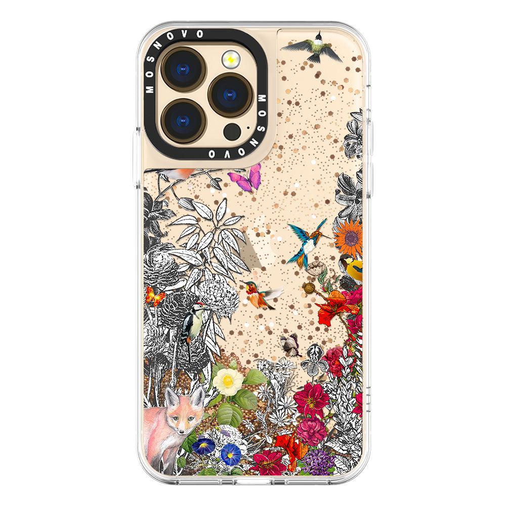 Forest Glitter Phone Case - iPhone 13 Pro Case - MOSNOVO