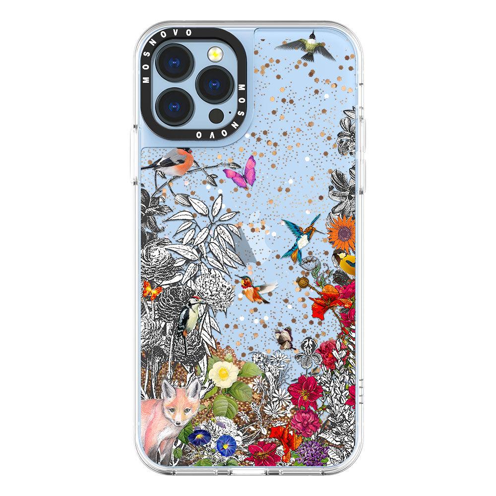 Forest Glitter Phone Case - iPhone 13 Pro Max Case - MOSNOVO