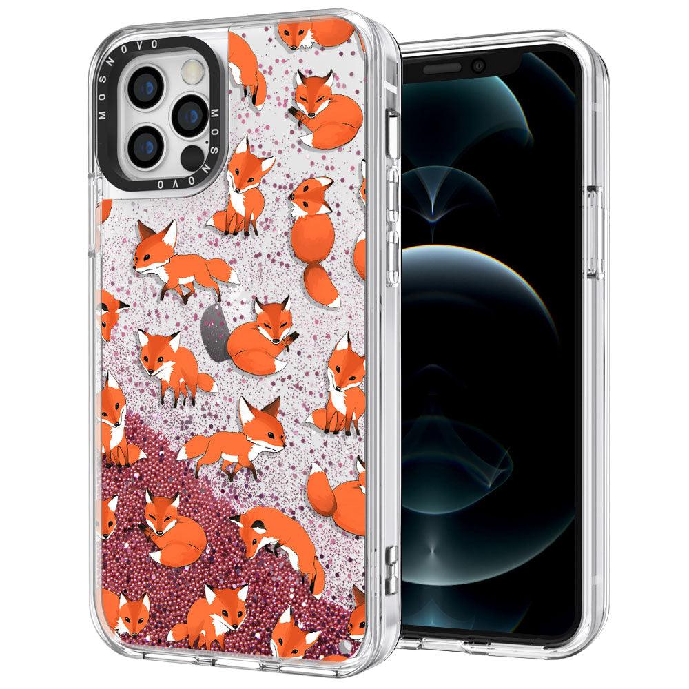 Fox Glitter Phone Case - iPhone 12 Pro Case - MOSNOVO