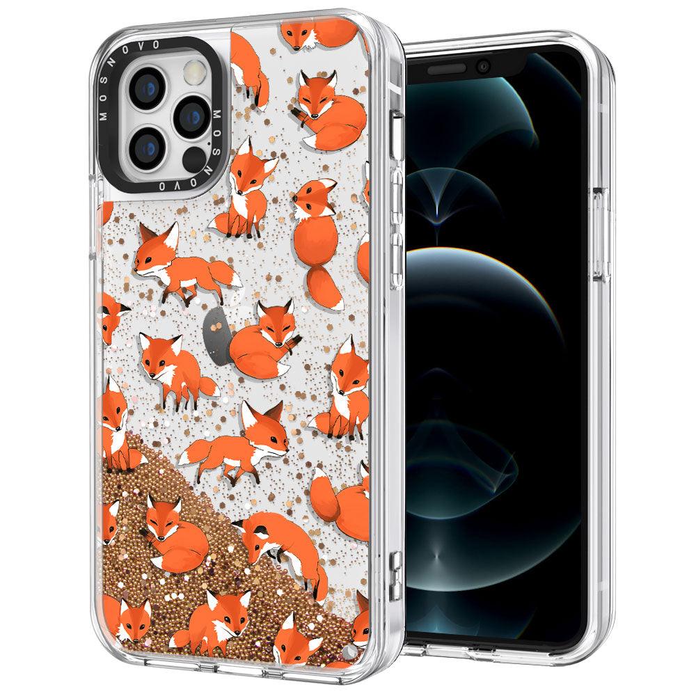 Fox Glitter Phone Case - iPhone 12 Pro Max Case - MOSNOVO