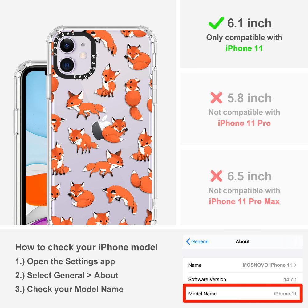 Fox Phone Case - iPhone 11 Case - MOSNOVO