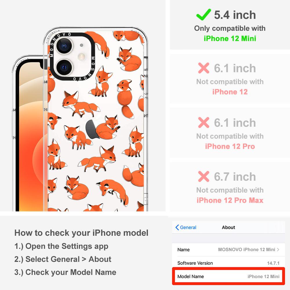 Fox Phone Case - iPhone 12 Mini Case - MOSNOVO