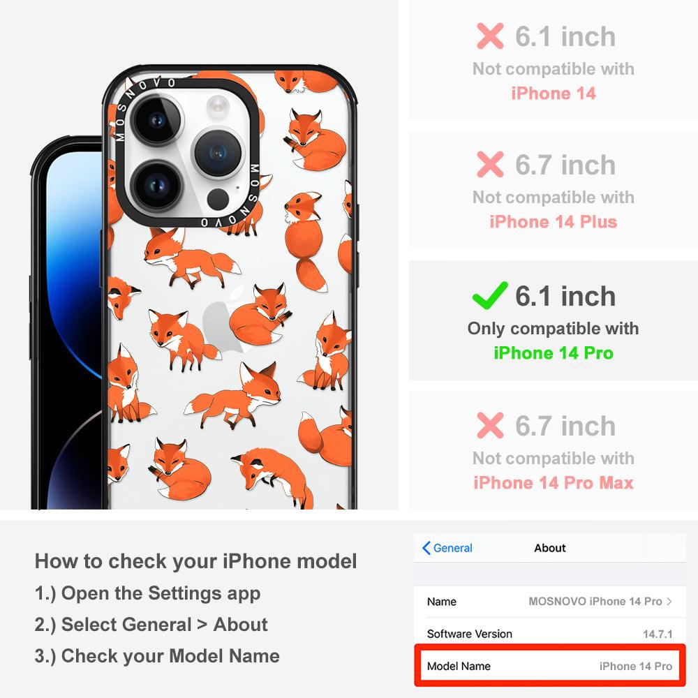 Fox Phone Case - iPhone 14 Pro Case - MOSNOVO