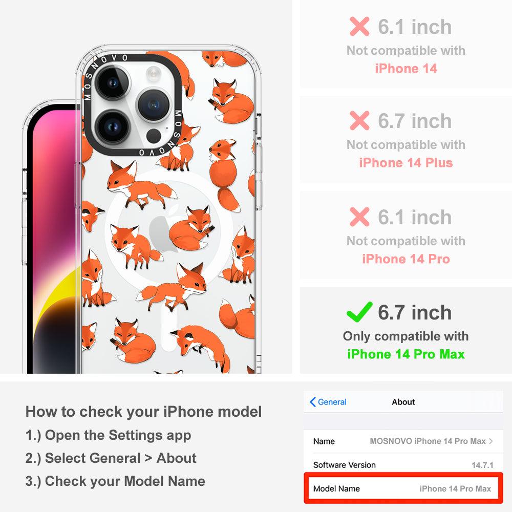 Fox Phone Case - iPhone 14 Pro Max Case - MOSNOVO