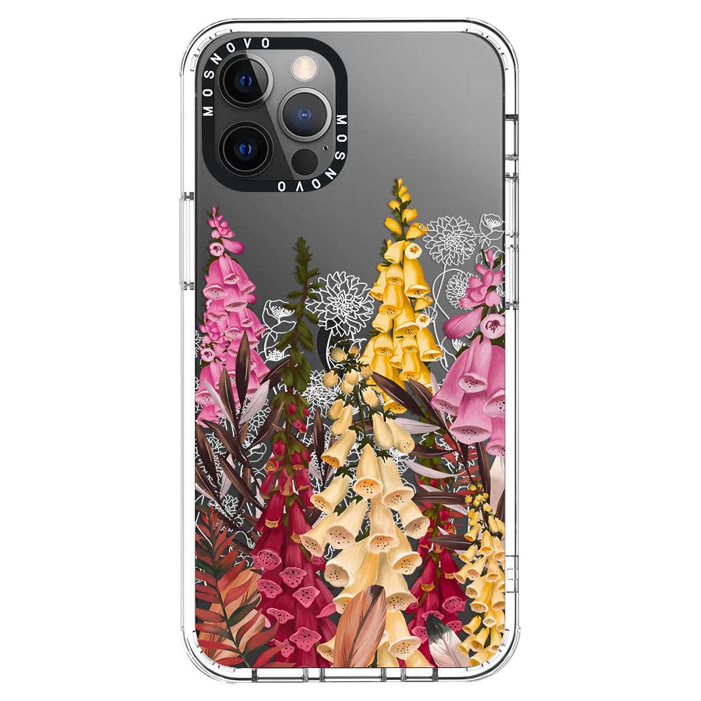 Foxglove Flower Phone Case - iPhone 12 Pro Max Case - MOSNOVO