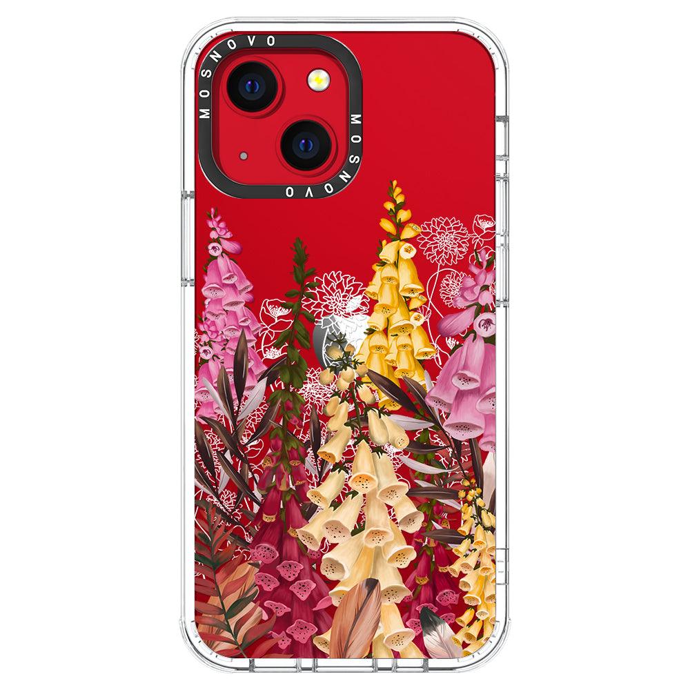 Foxglove Flower Phone Case - iPhone 13 Case - MOSNOVO