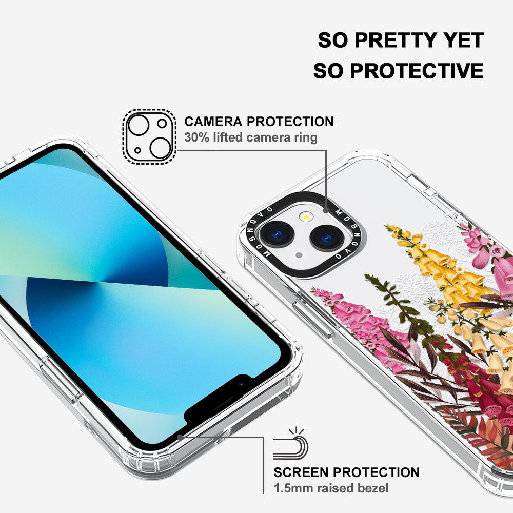 Foxglove Flower Phone Case - iPhone 13 Case - MOSNOVO