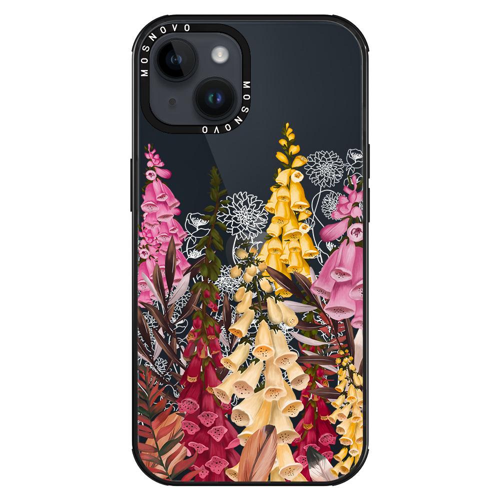 Foxglove Flower Phone Case - iPhone 14 Case - MOSNOVO