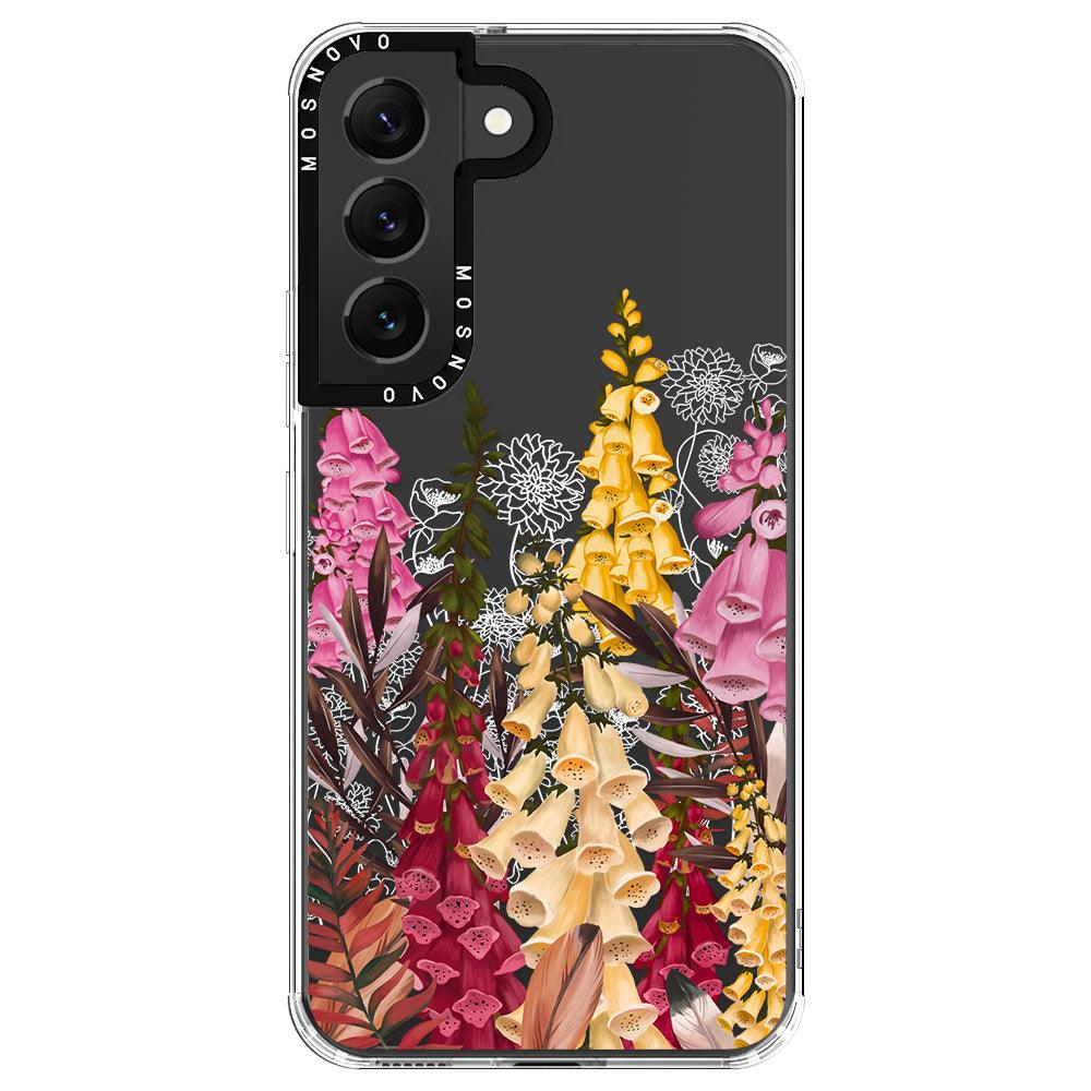 Foxglove Flower Phone Case - Samsung Galaxy S22 Plus Case - MOSNOVO
