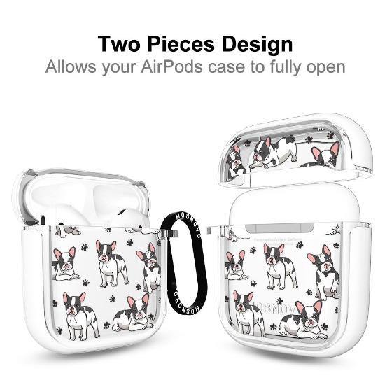 French Bull Dog AirPods 1/2 Case - MOSNOVO