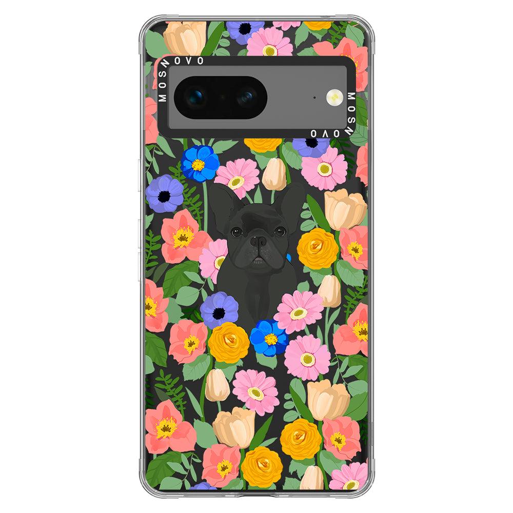 French Bulldog Garden Phone Case - Google Pixel 7 Pro Case - MOSNOVO