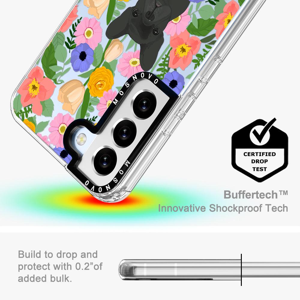 French Bulldog Garden Phone Case - Samsung Galaxy S22 Plus Case - MOSNOVO