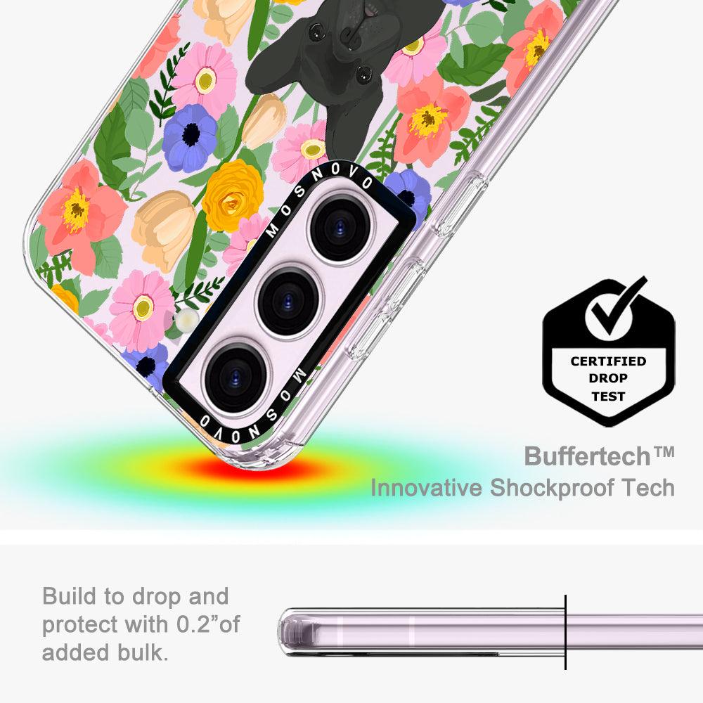 French Bulldog Garden Phone Case - Samsung Galaxy S23 Case - MOSNOVO