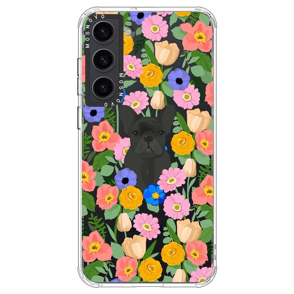 French Bulldog Garden Phone Case - Samsung Galaxy S23 Case - MOSNOVO