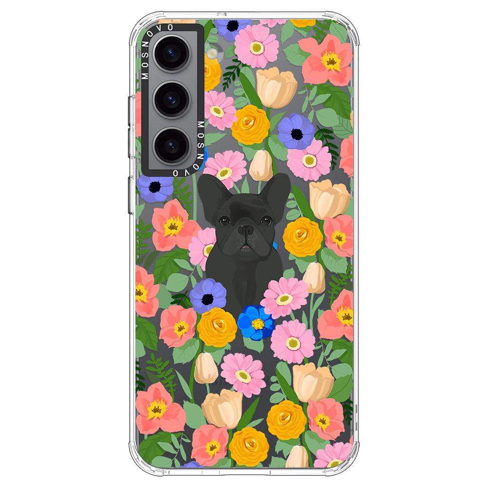 French Bulldog Garden Phone Case - Samsung Galaxy S23 Plus Case - MOSNOVO