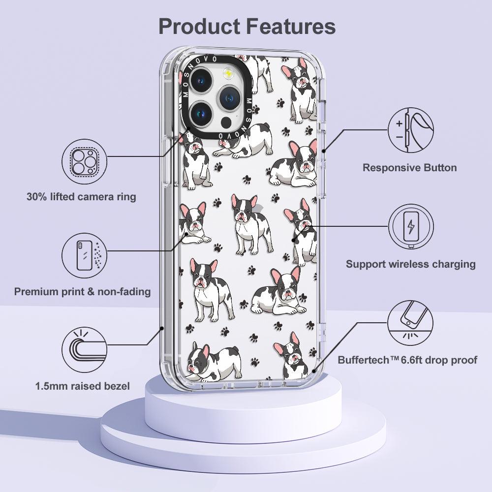 French Bull Dog Phone Case - iPhone 12 Pro Case - MOSNOVO