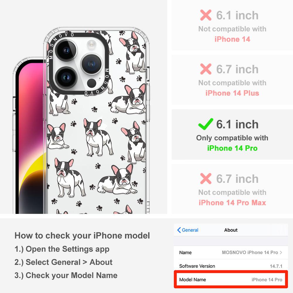 French Bull Dog Phone Case - iPhone 14 Pro Case - MOSNOVO