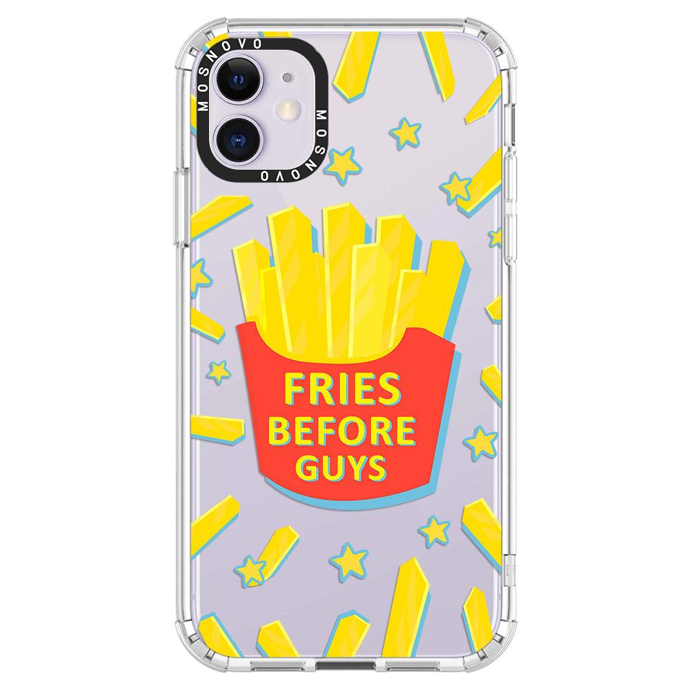 Fries Before Guys Phone Case - iPhone 11 Case - MOSNOVO