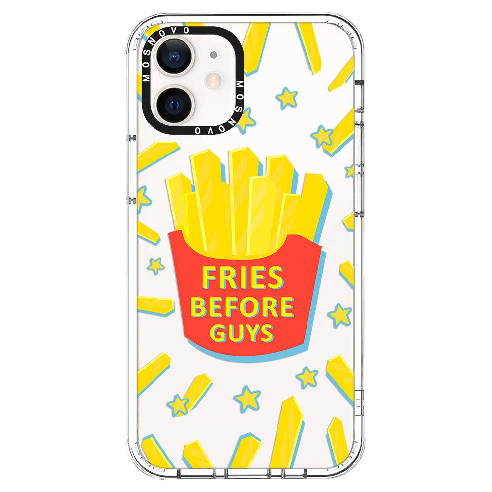 Fries Before Guys Phone Case - iPhone 12 Case - MOSNOVO
