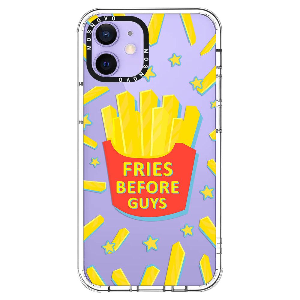 Fries Before Guys Phone Case - iPhone 12 Case - MOSNOVO