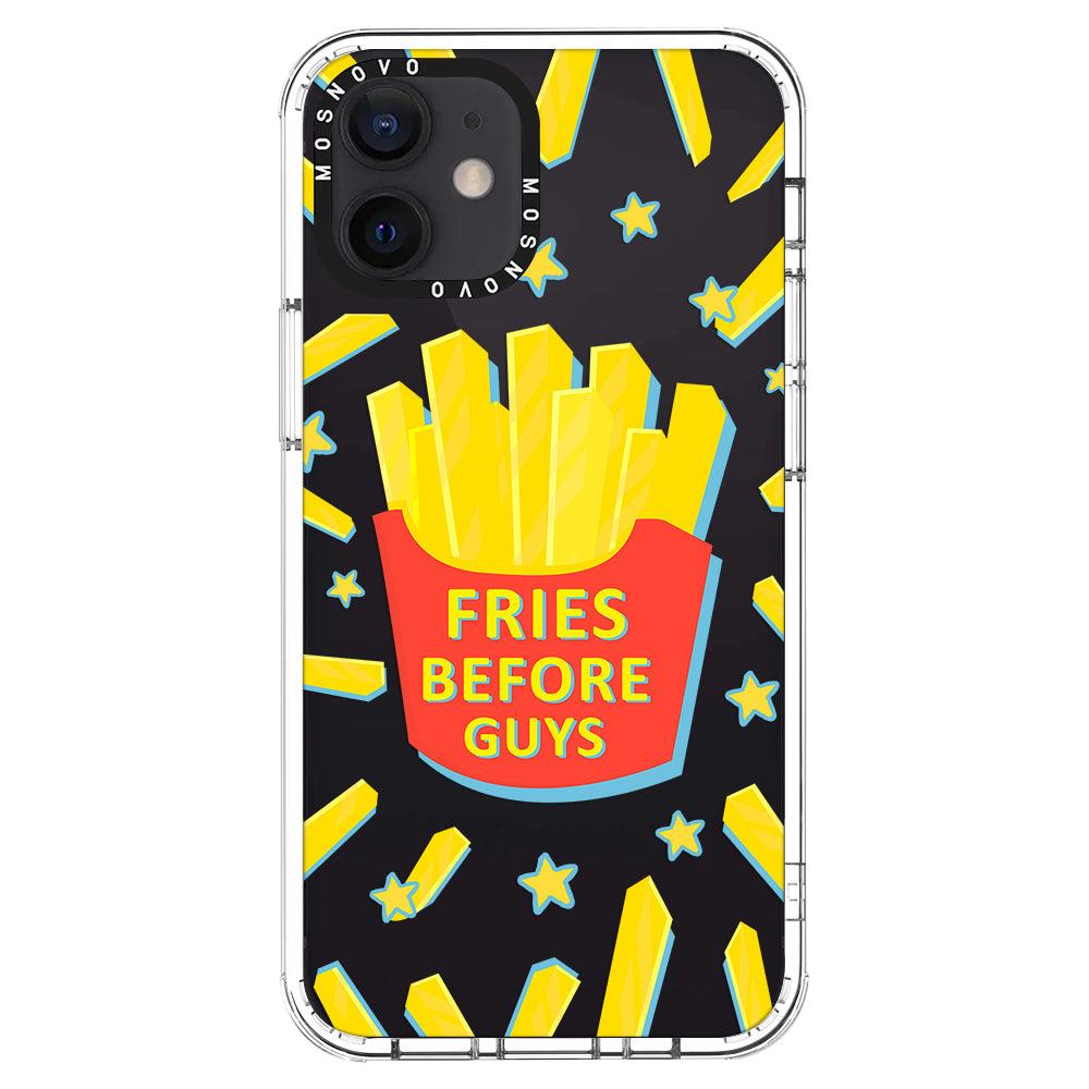 Fries Before Guys Phone Case - iPhone 12 Mini Case - MOSNOVO