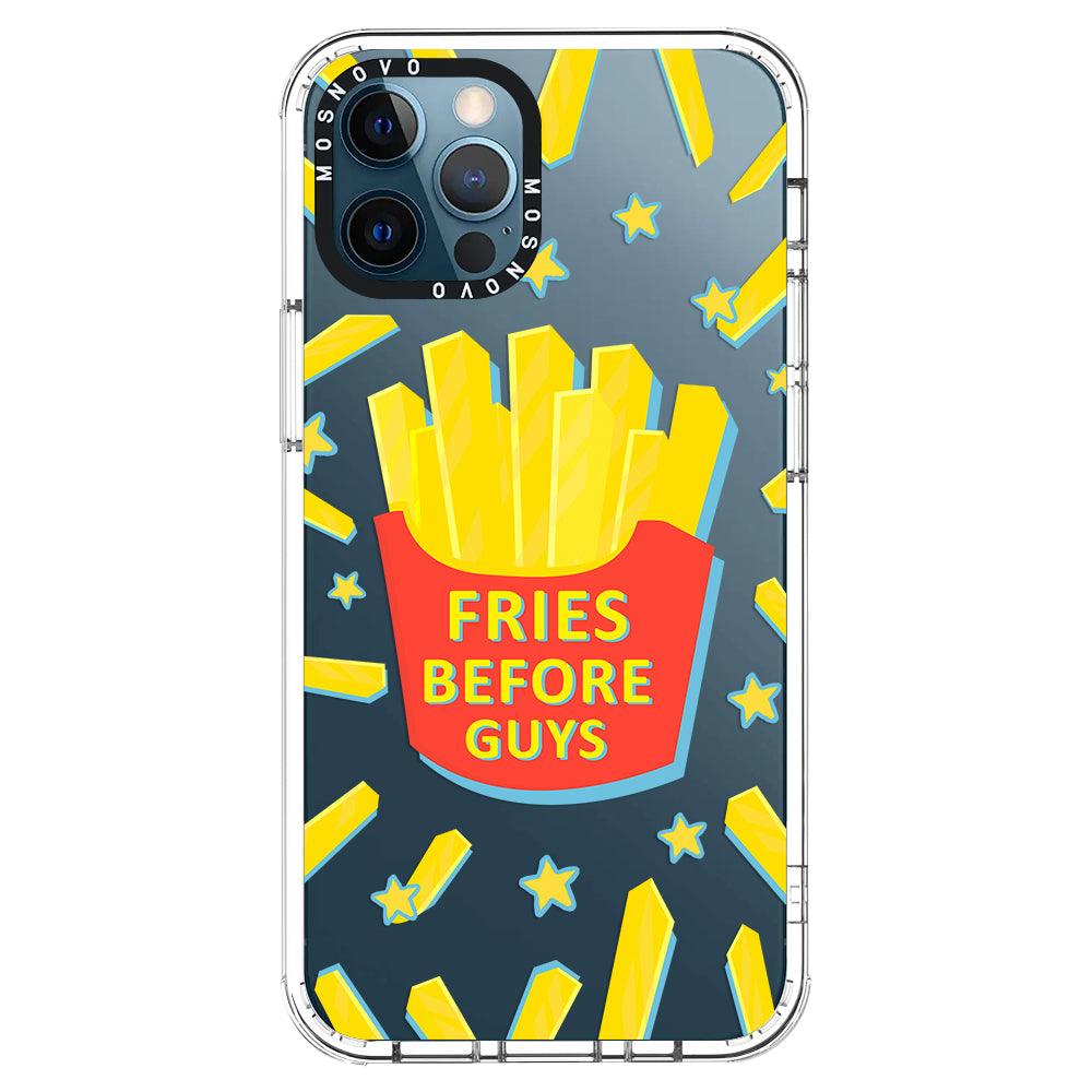 Fries Before Guys Phone Case - iPhone 12 Pro Case - MOSNOVO