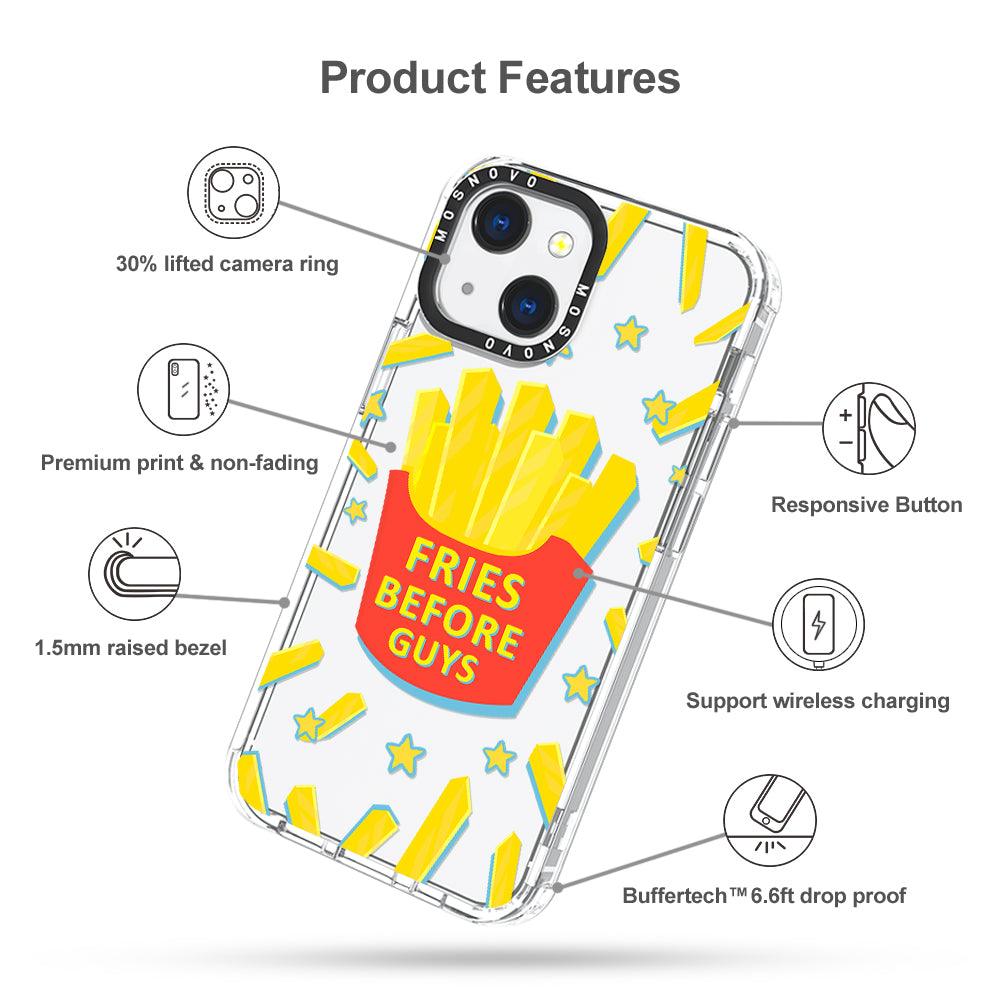Fries Before Guys Phone Case - iPhone 13 Mini Case - MOSNOVO
