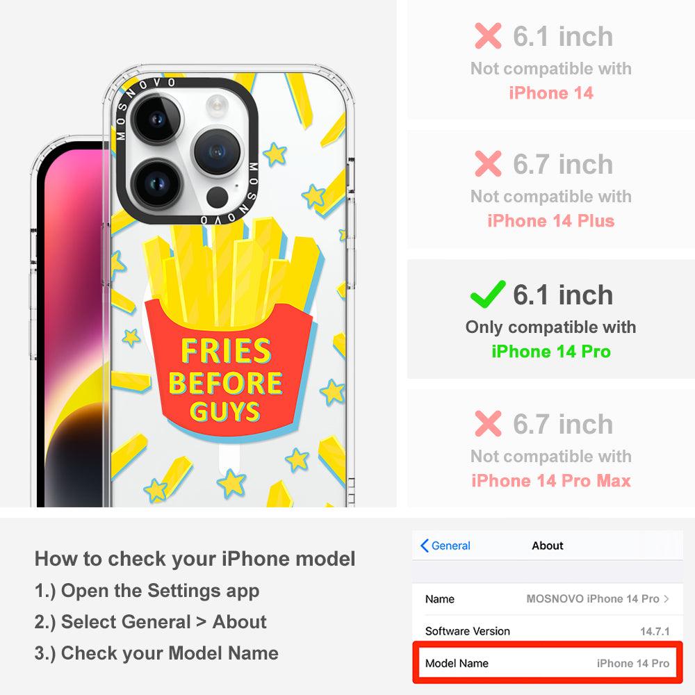 Fries Before Guys Phone Case - iPhone 14 Pro Case - MOSNOVO