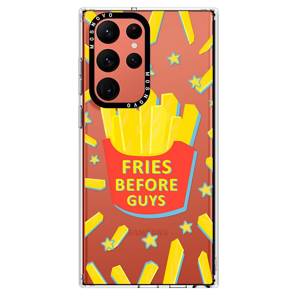 Fries Before Guys Phone Case - Samsung Galaxy S22 Ultra Case - MOSNOVO