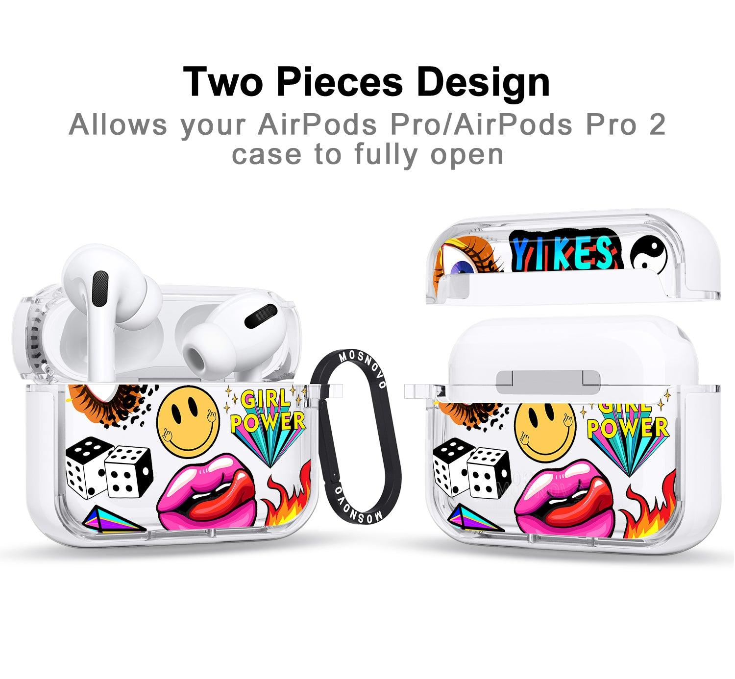 Funky Stickers AirPods Pro 2 Case (2nd Generation) - MOSNOVO