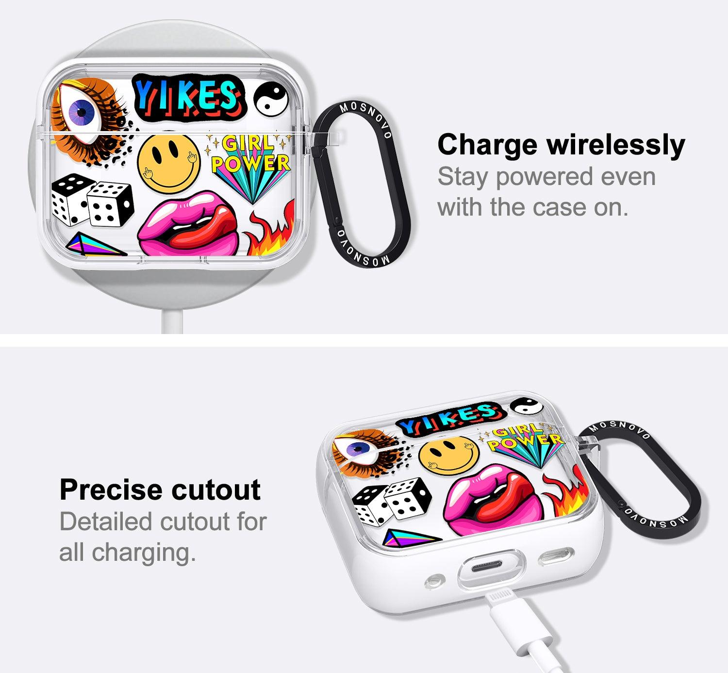 Funky Stickers AirPods Pro 2 Case (2nd Generation) - MOSNOVO