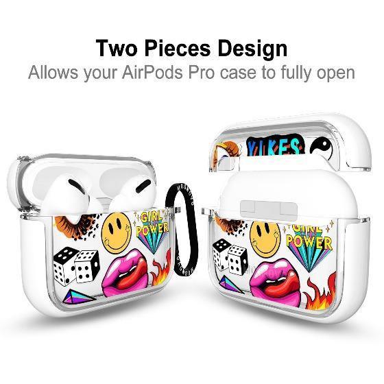 Funky Stickers AirPods Pro Case – MOSNOVO - Main Image