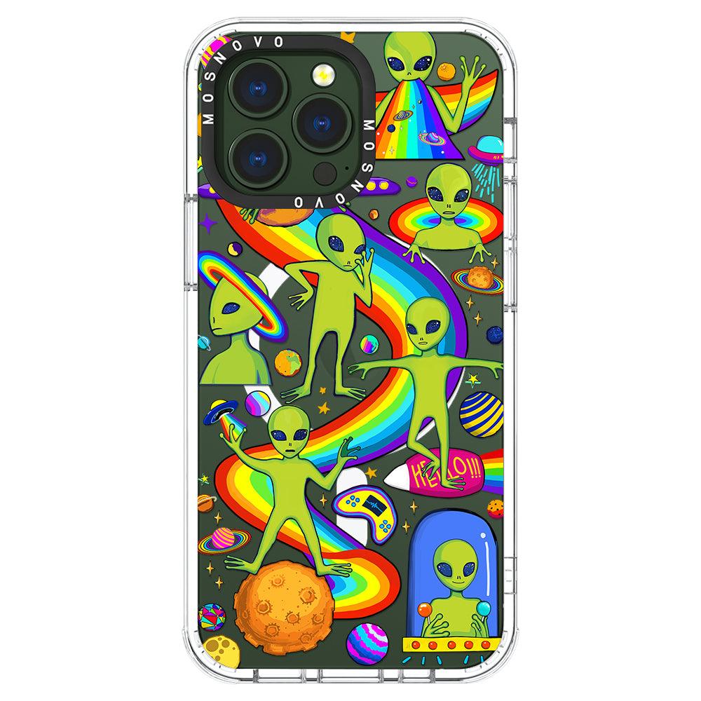 Funny Alien Phone Case - iPhone 13 Pro Case - MOSNOVO