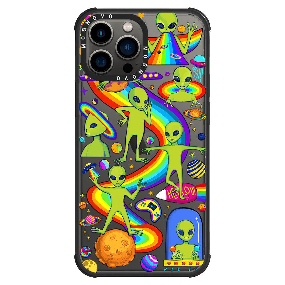Funny Alien Phone Case - iPhone 13 Pro Max Case - MOSNOVO
