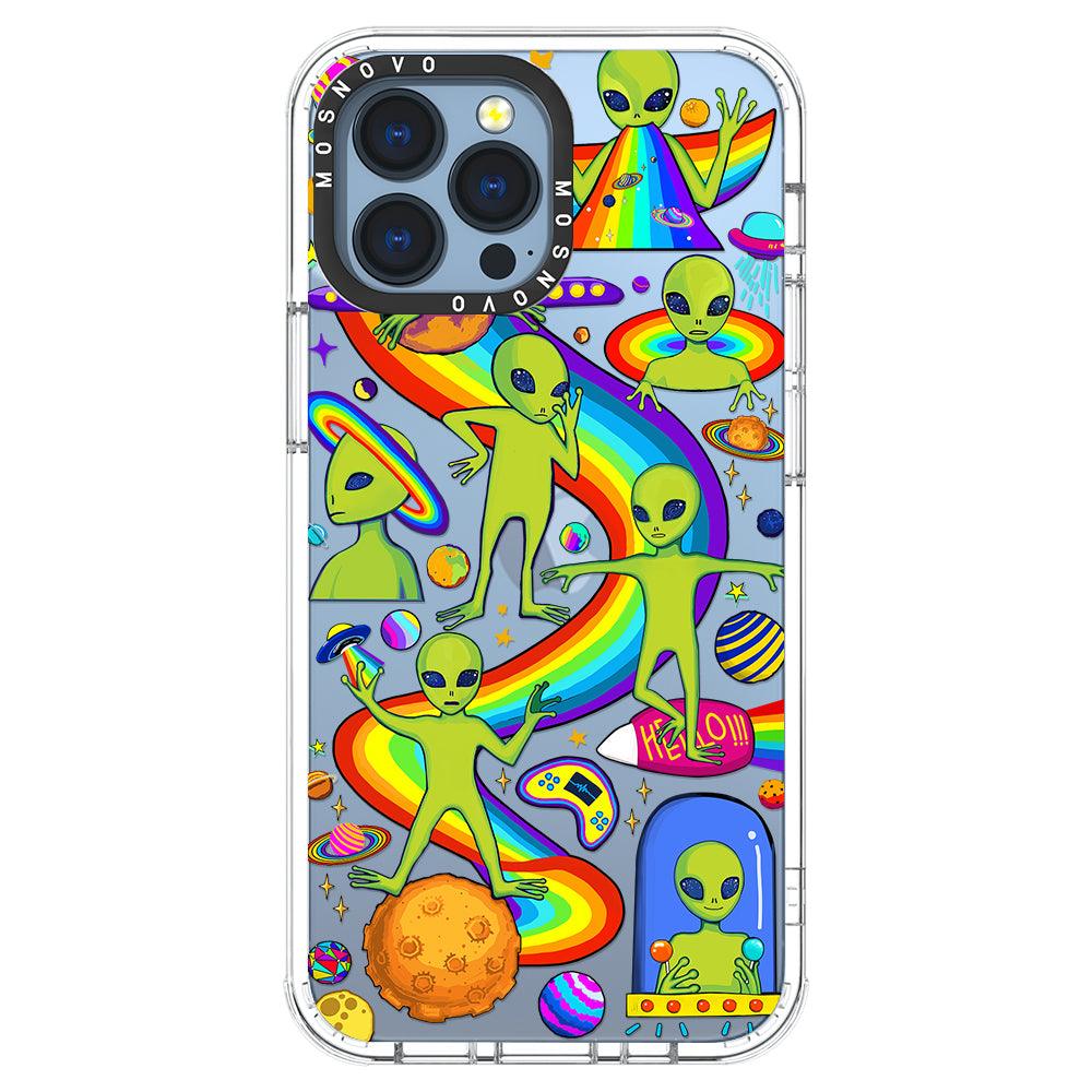 Funny Alien Phone Case - iPhone 13 Pro Max Case - MOSNOVO