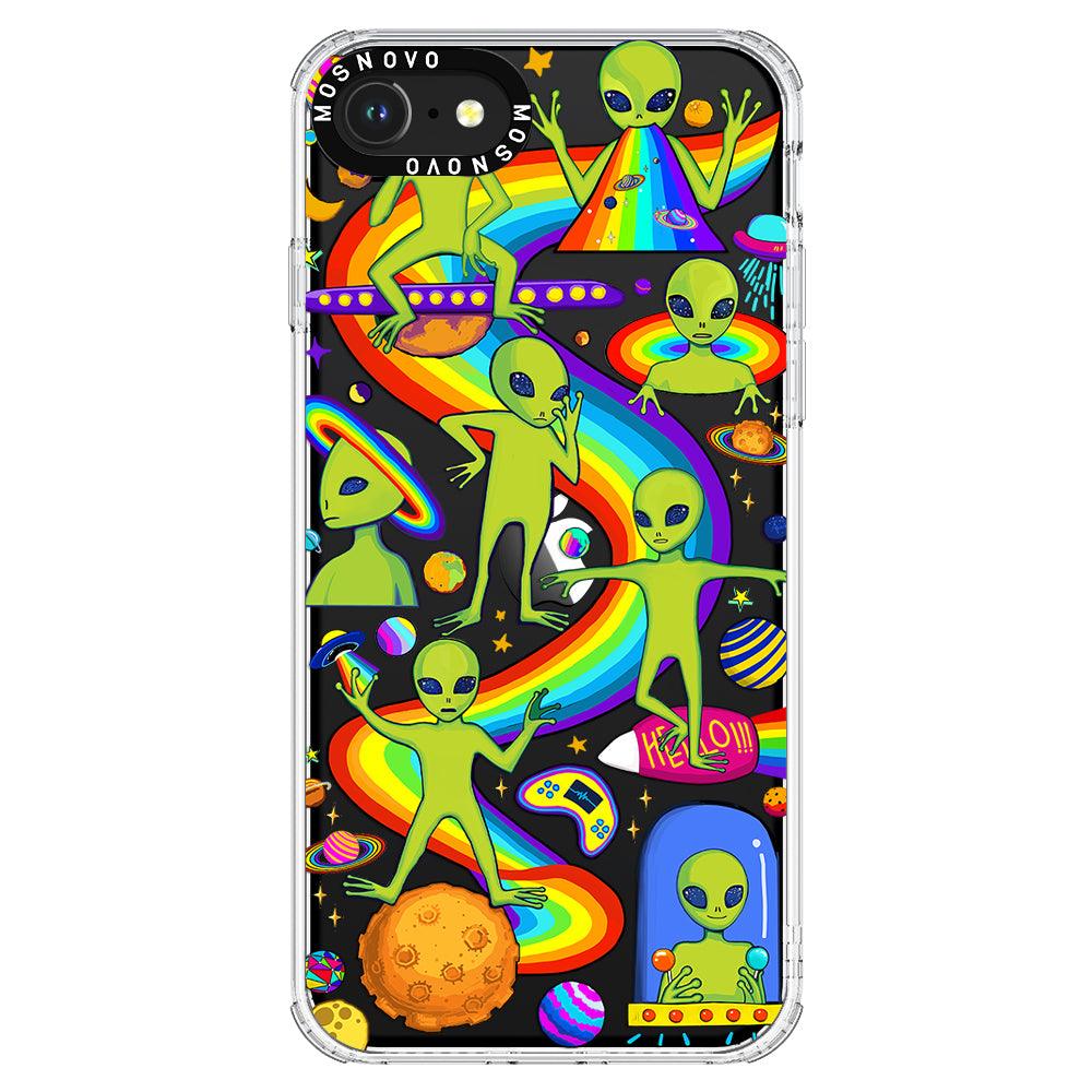 Funny Alien Phone Case - iPhone 7 Case - MOSNOVO