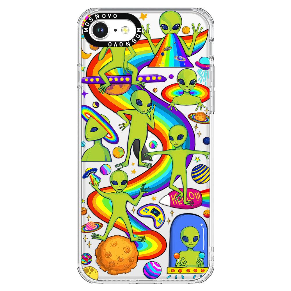 Funny Alien Phone Case - iPhone SE 2022 Case - MOSNOVO