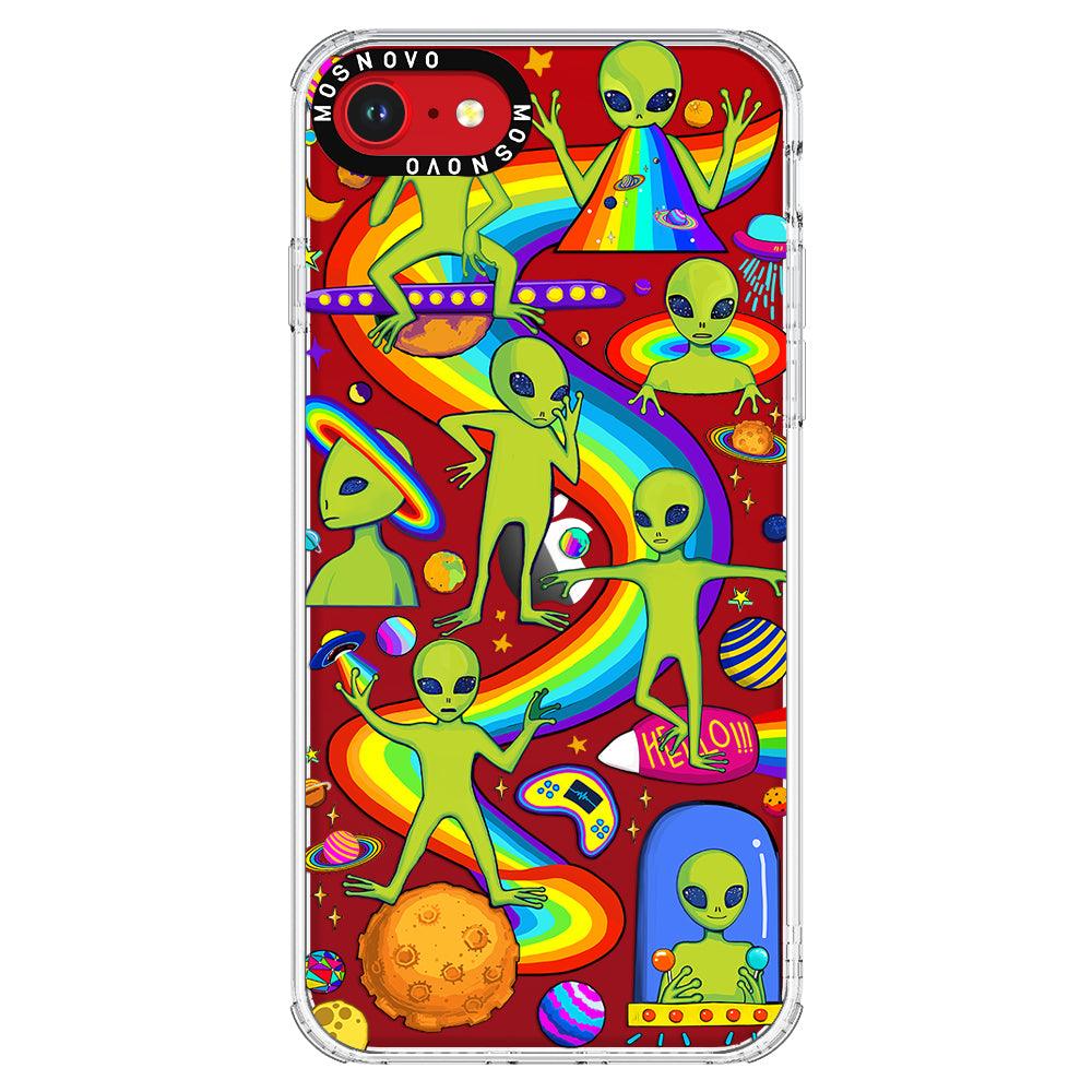 Funny Alien Phone Case - iPhone SE 2022 Case - MOSNOVO