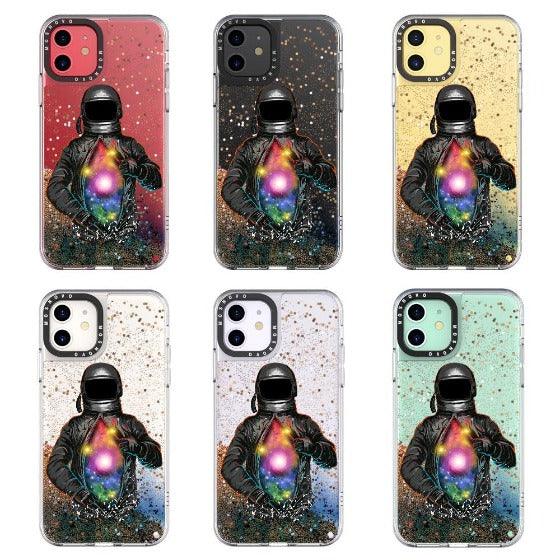 Galaxy Astronaut Glitter Phone Case - iPhone 11 Case - MOSNOVO