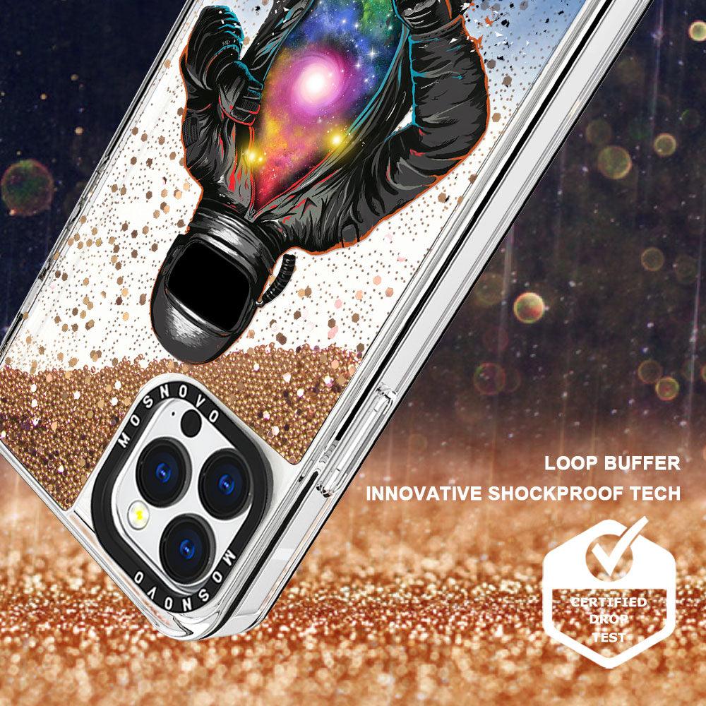 Galaxy Astronaut Glitter Phone Case - iPhone 13 Pro Case - MOSNOVO