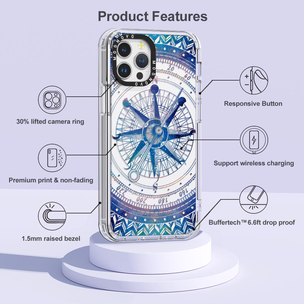 Galaxy Compass Phone Case - iPhone 12 Pro Max Case - MOSNOVO