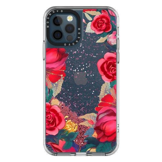 Garden Spell Glitter Phone Case - iPhone 12 Pro Case - MOSNOVO