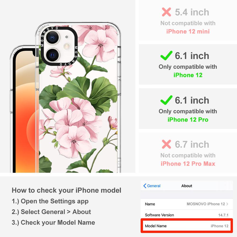 Geranium Phone Case - iPhone 12 Case - MOSNOVO