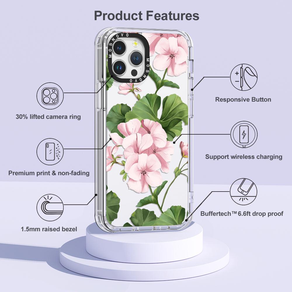 Geranium Phone Case - iPhone 12 Pro Case - MOSNOVO
