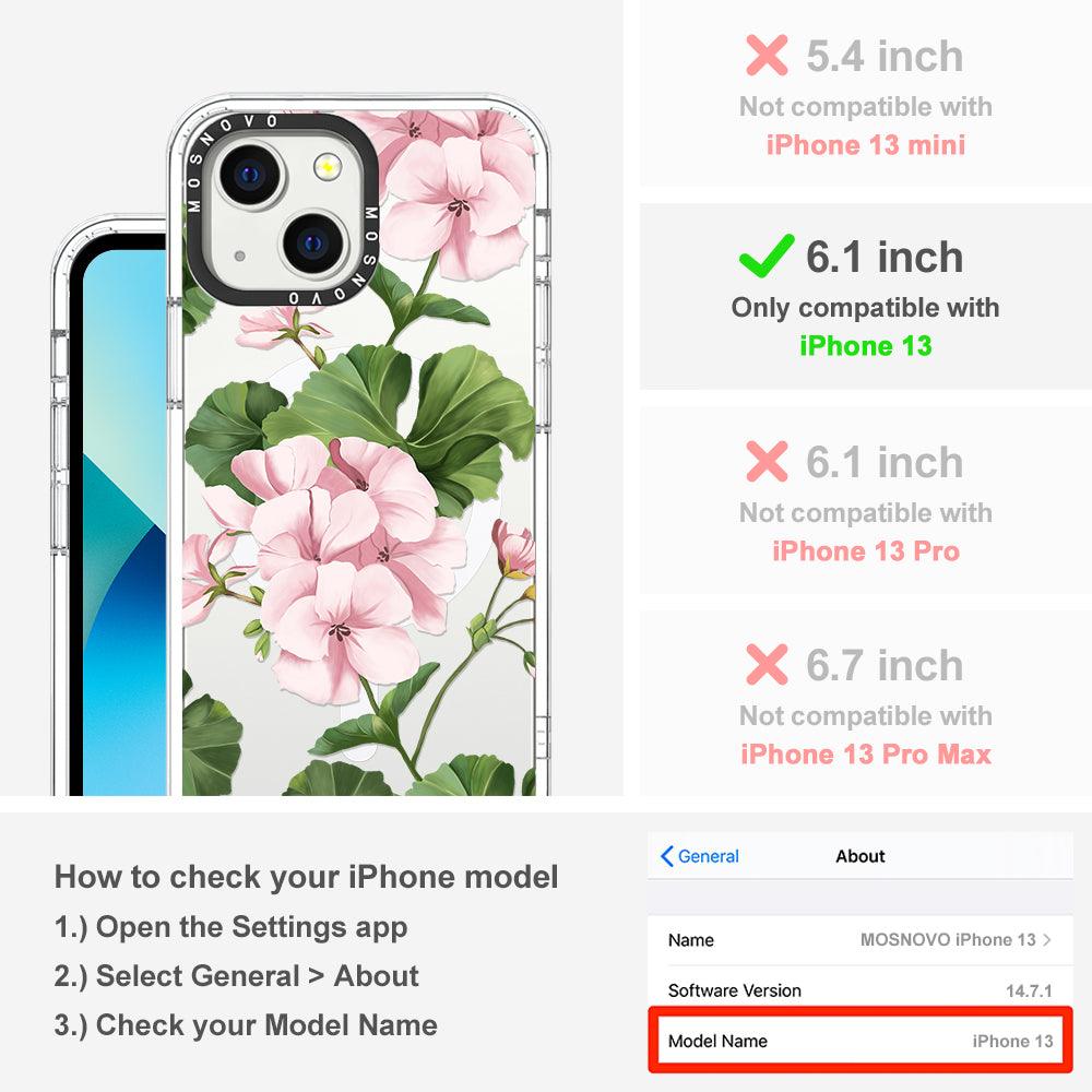 Geranium Phone Case - iPhone 13 Case - MOSNOVO