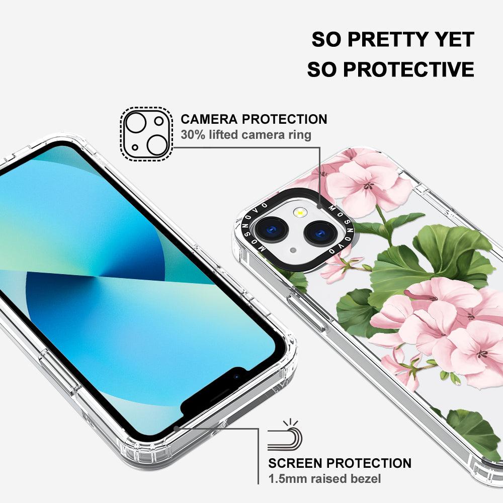 Geranium Phone Case - iPhone 13 Mini Case - MOSNOVO