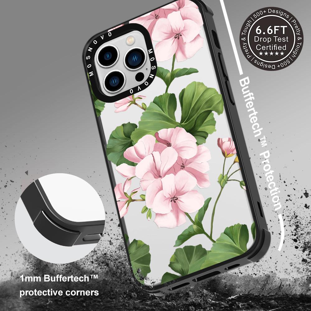 Geranium Phone Case - iPhone 13 Pro Case - MOSNOVO