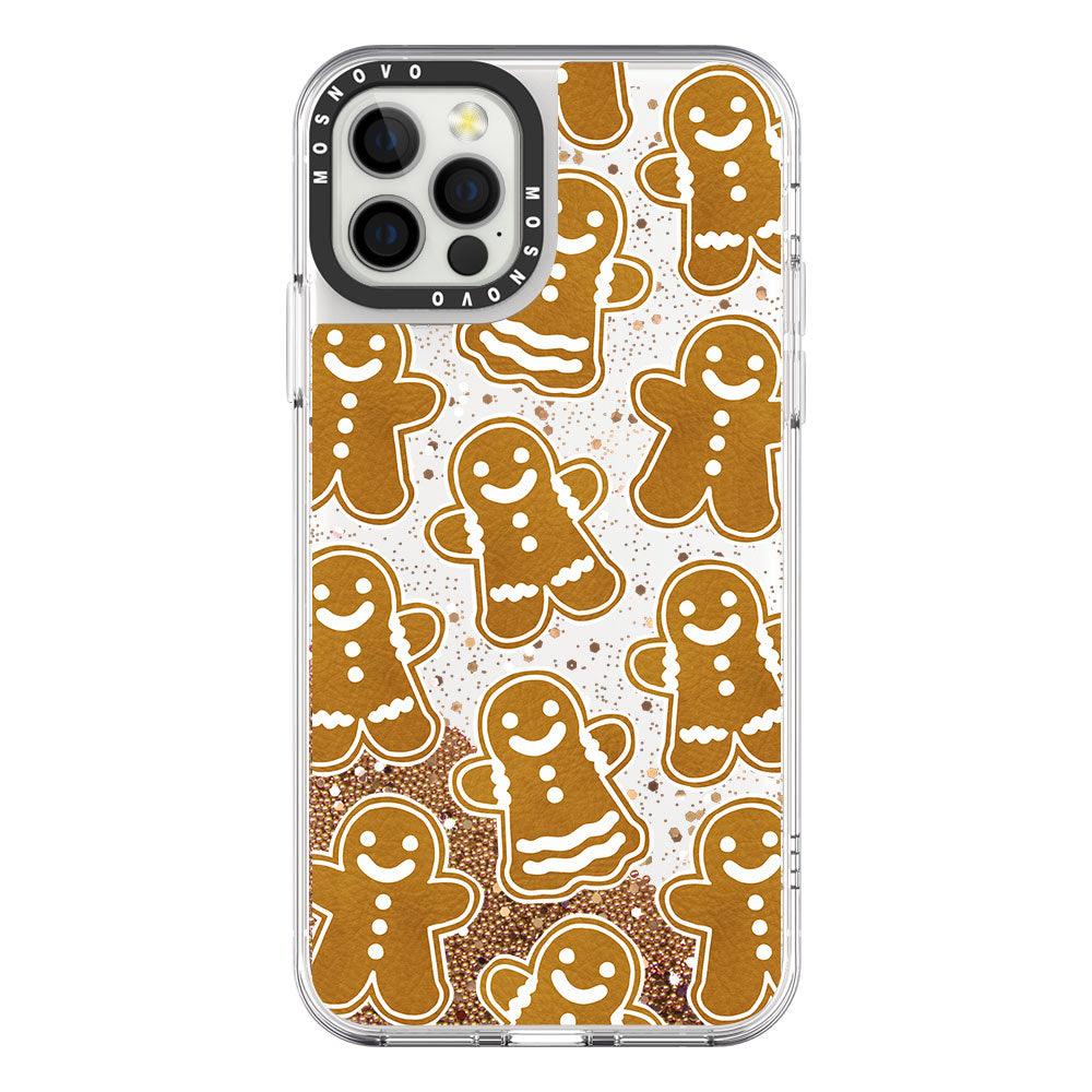 Ginger Breadman Glitter Phone Case - iPhone 12 Pro Case - MOSNOVO