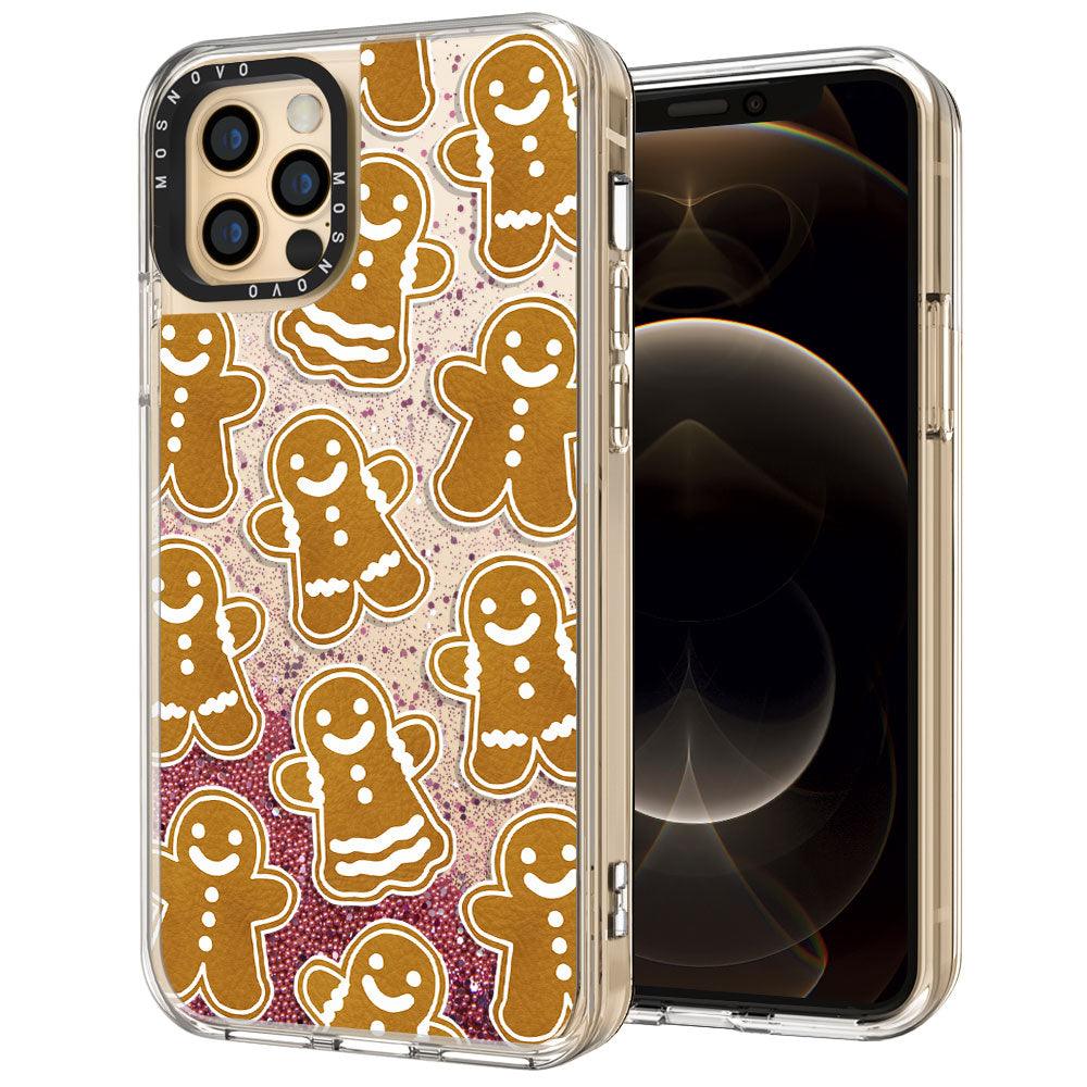 Ginger Breadman Glitter Phone Case - iPhone 12 Pro Case - MOSNOVO