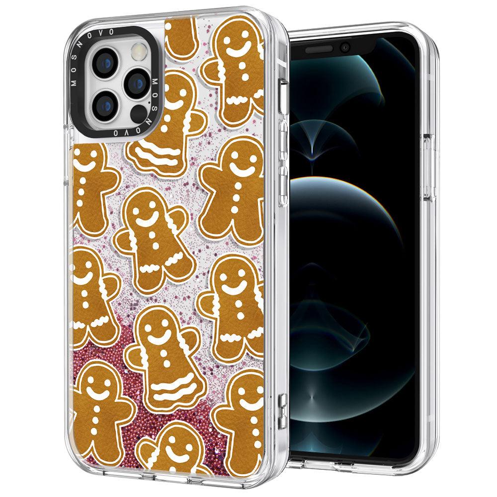 Ginger Breadman Glitter Phone Case - iPhone 12 Pro Max Case - MOSNOVO
